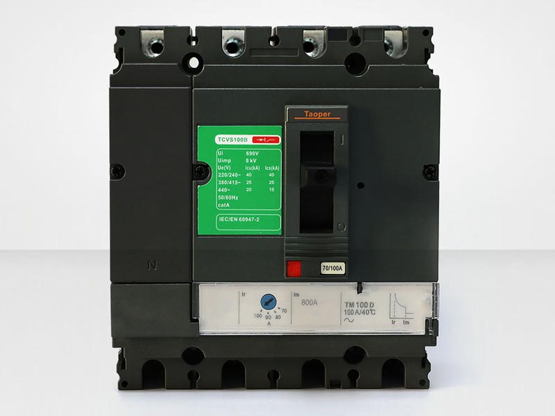 4 Pole 25 KA EasyPact CVS 100B 100A mccb 100A circuit breaker - Taoper ...